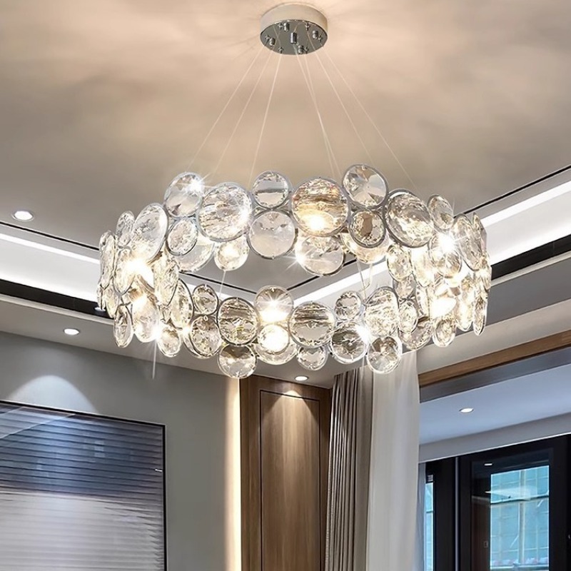 Home Bathroom Design Simple - Lampadario di Cristallo Moderno e Lussuoso,