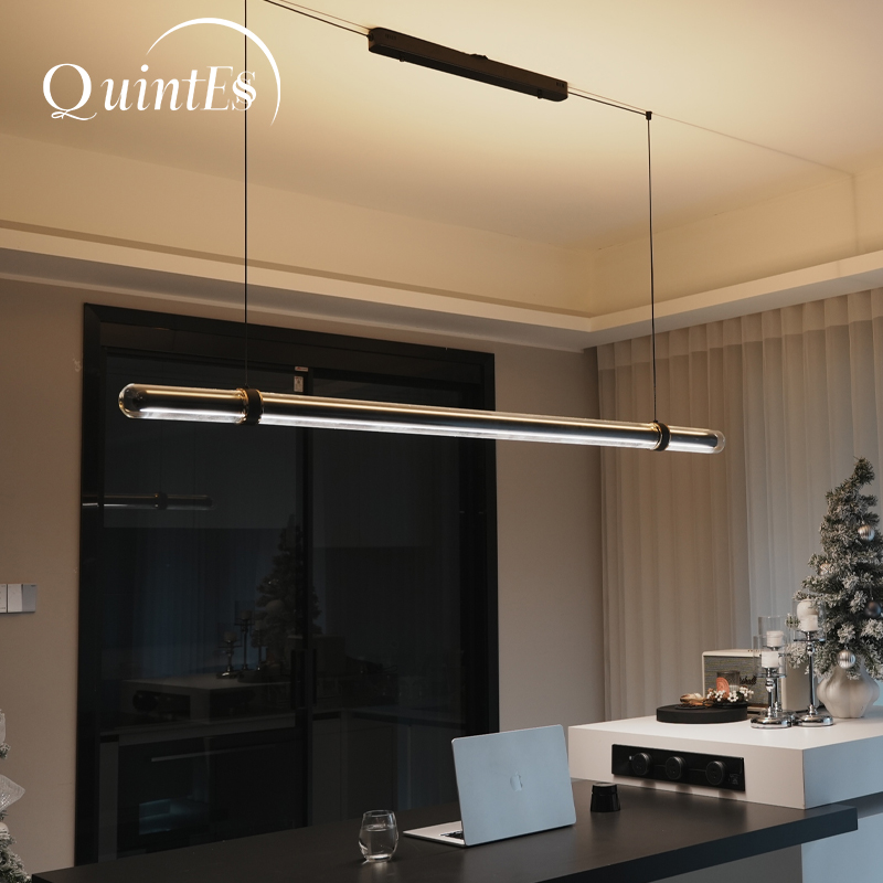 Home Bathroom Lighting Design - Lampada a Sospensione Lunga di Lusso