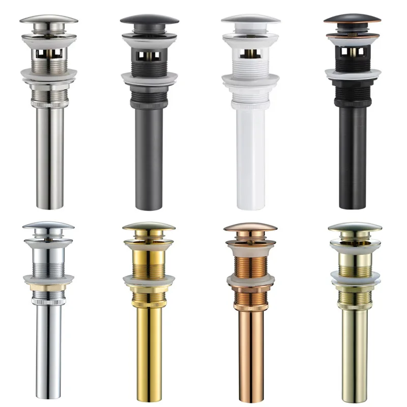 Home Bathroom Fittings - Scarico a scomparsa universale per lavabo,