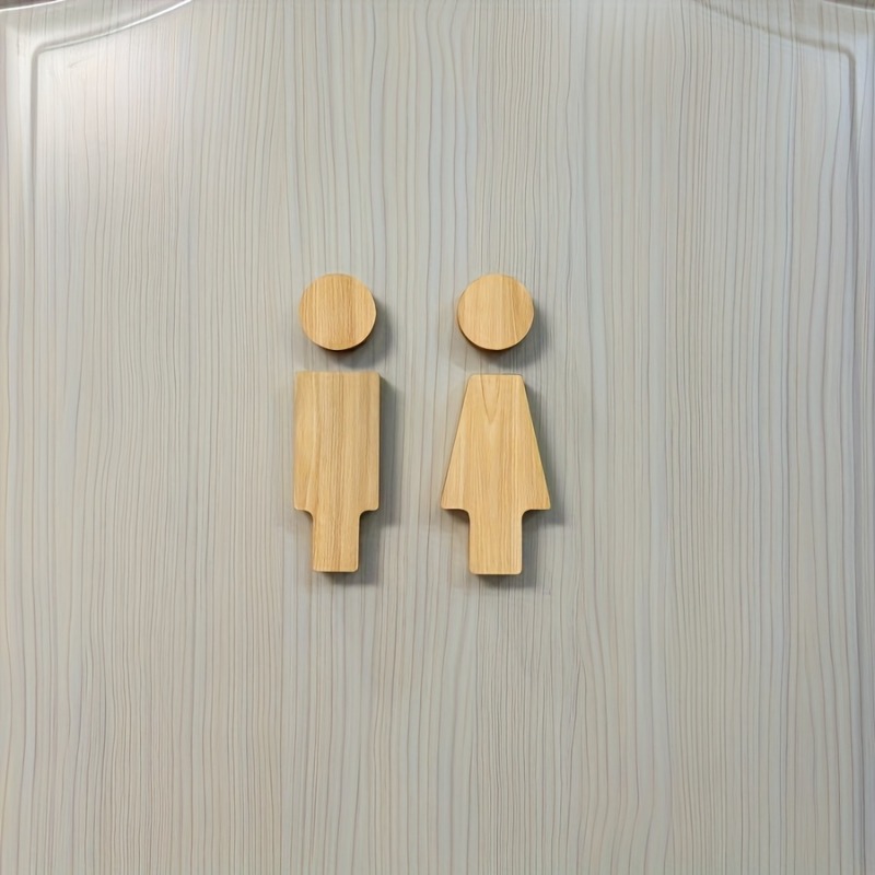 Home Bathroom Sign - Cartello da bagno in legno da