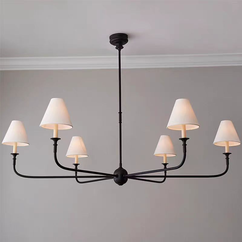 Home Bathroom Lighting Design - Lampadario Visual Comfort Piaf, Lampadario LED