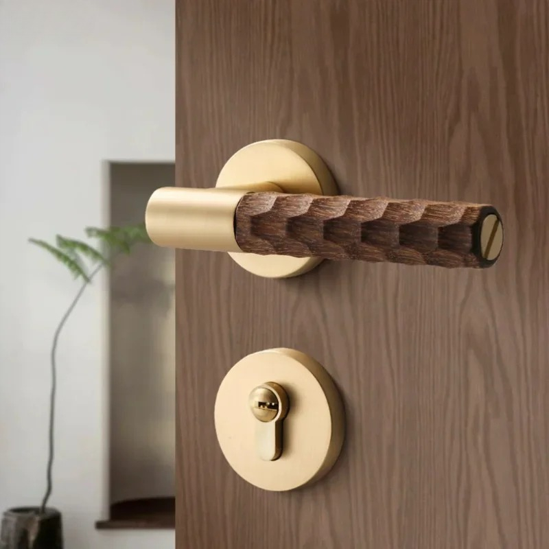 Home Hardware Bathroom Accessories - Maniglia per porta in legno Serratura