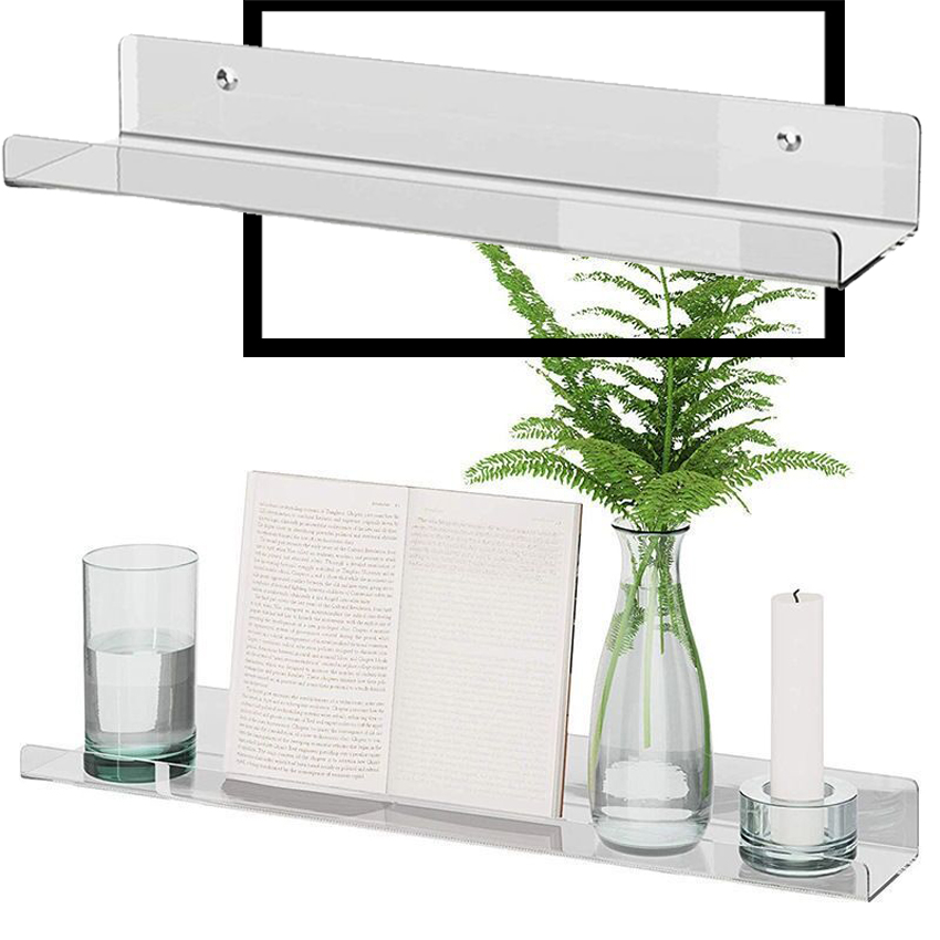 Zara Home Bathroom Accessories - Scaffale di stoccaggio in acrilico trasparente