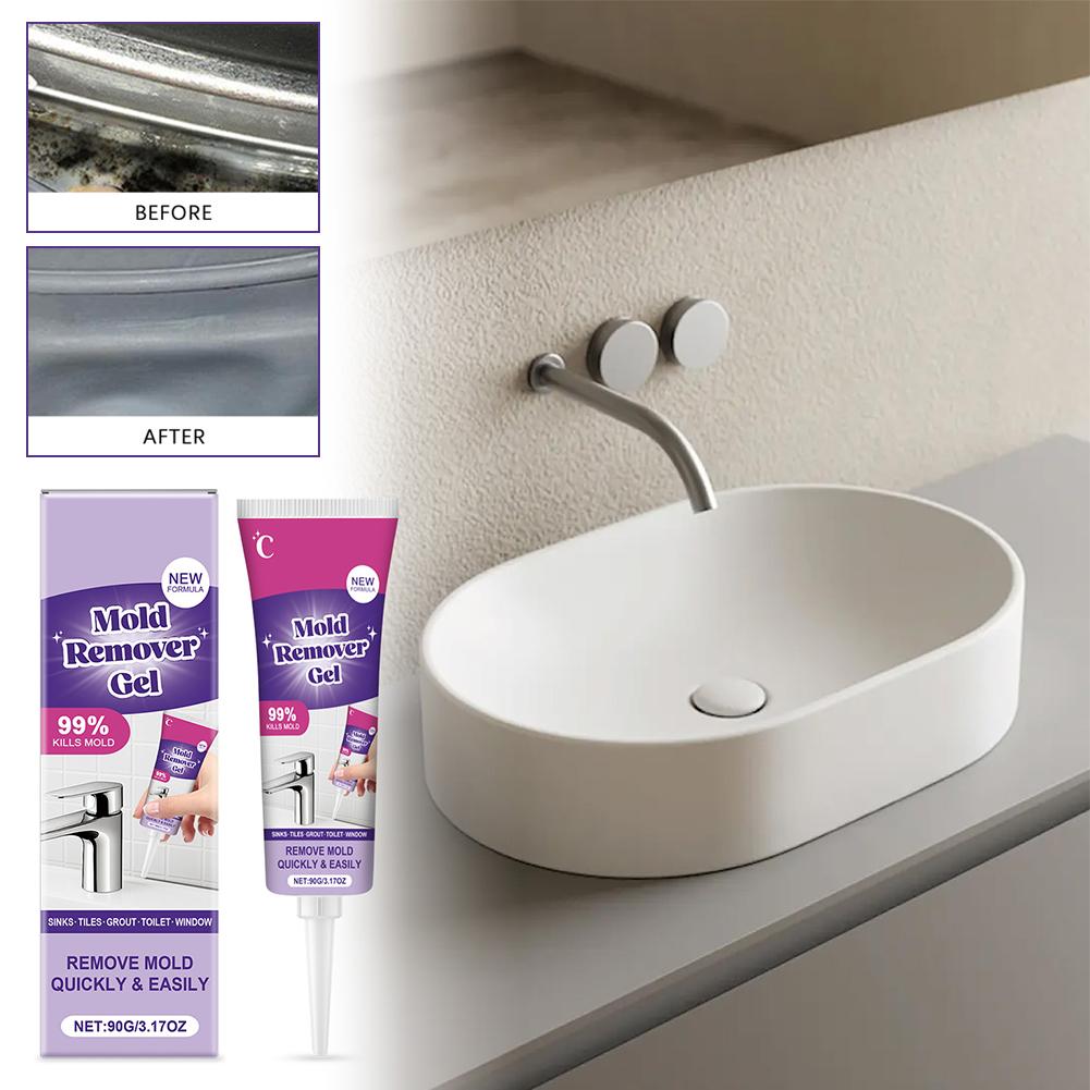 Home Bathroom Cleaning Solution - Potente Gel Detergente per Piastrelle, Sigillanti
