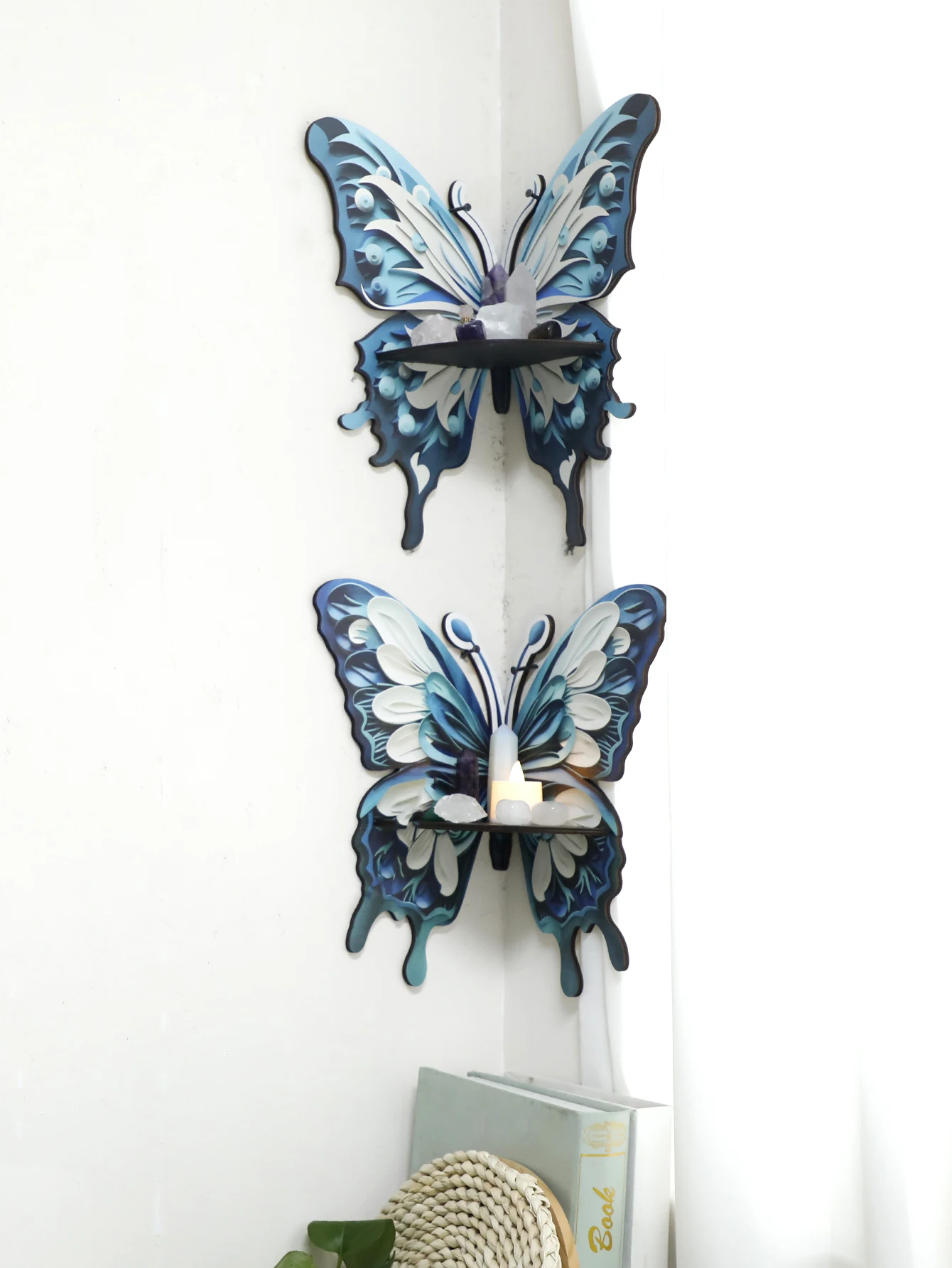 Mensola in cristallo a farfall - Home Essentials Bathroom Rack recensione e prezzo