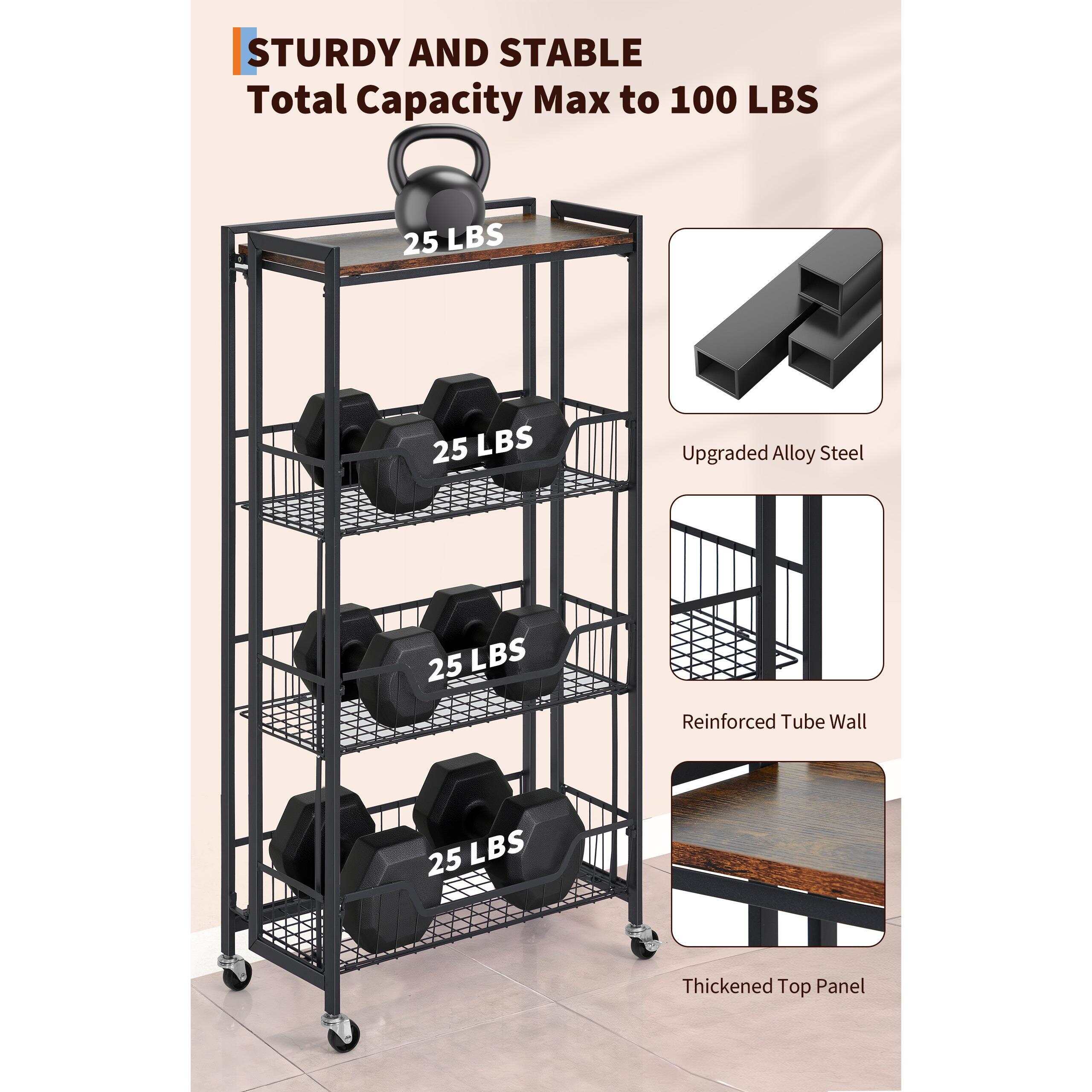Carrello di Stoccaggio Pieghev - Home Essentials Bathroom Rack recensione e prezzo
