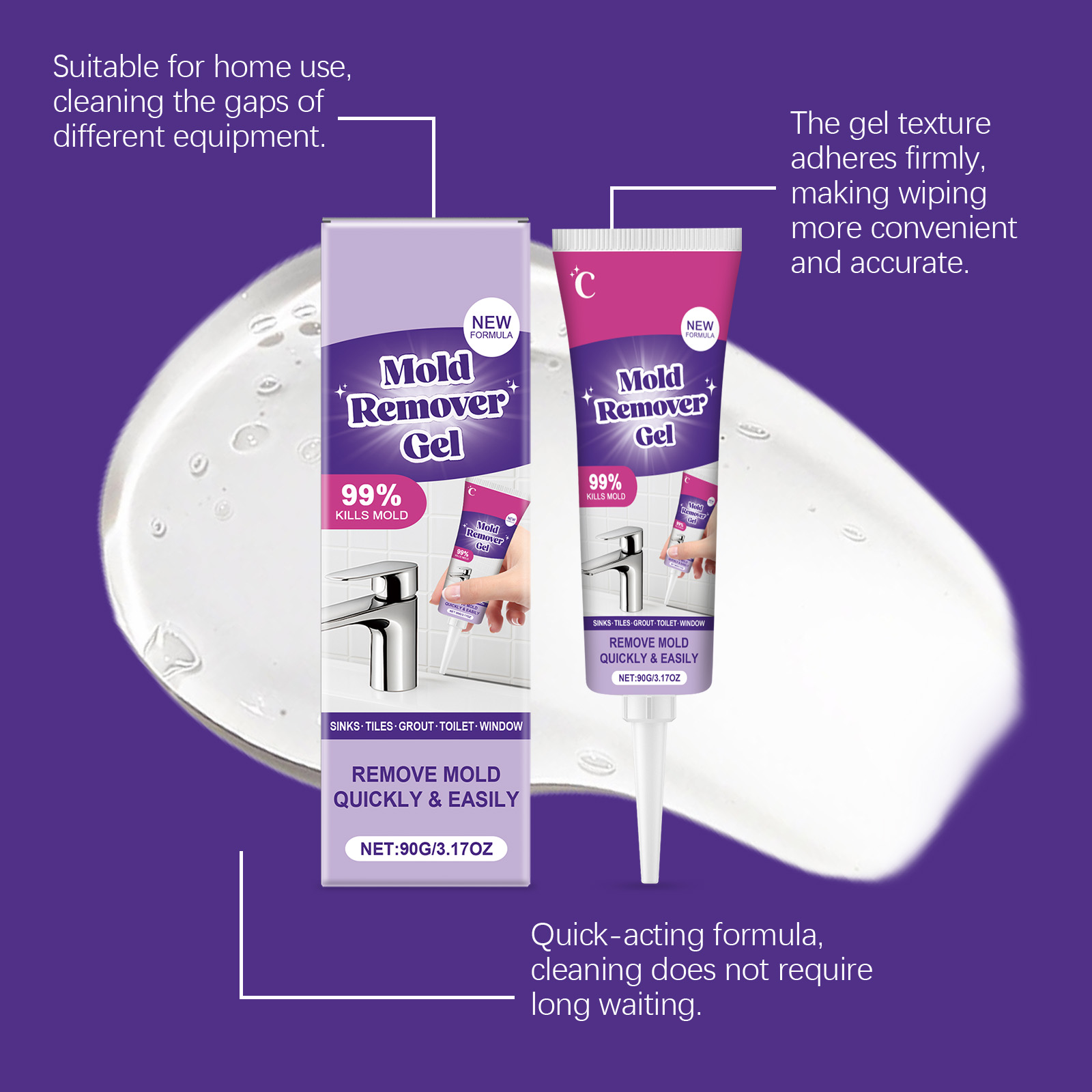 Potente gel detergente per la  - Home Bathroom Cleaning Solution recensione e prezzo