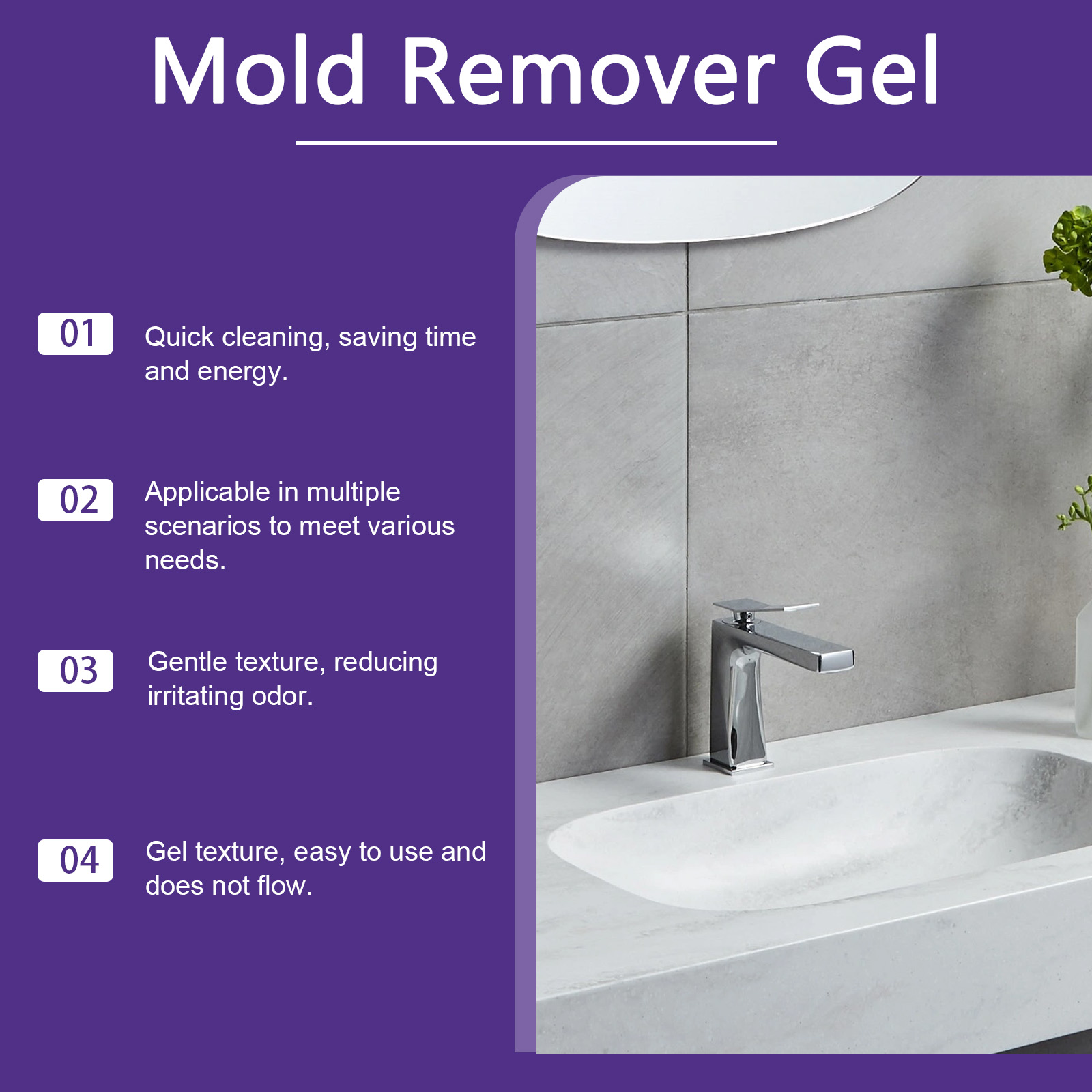 Gel antimuffa ad azione rapida - Home Bathroom Cleaning Solution recensione e prezzo