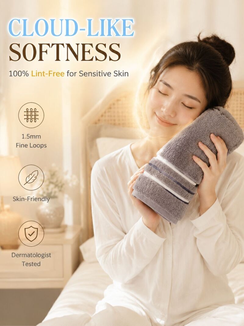 Asciugamani in puro cotone mor - Zara Home Bathroom Accessories recensione e prezzo