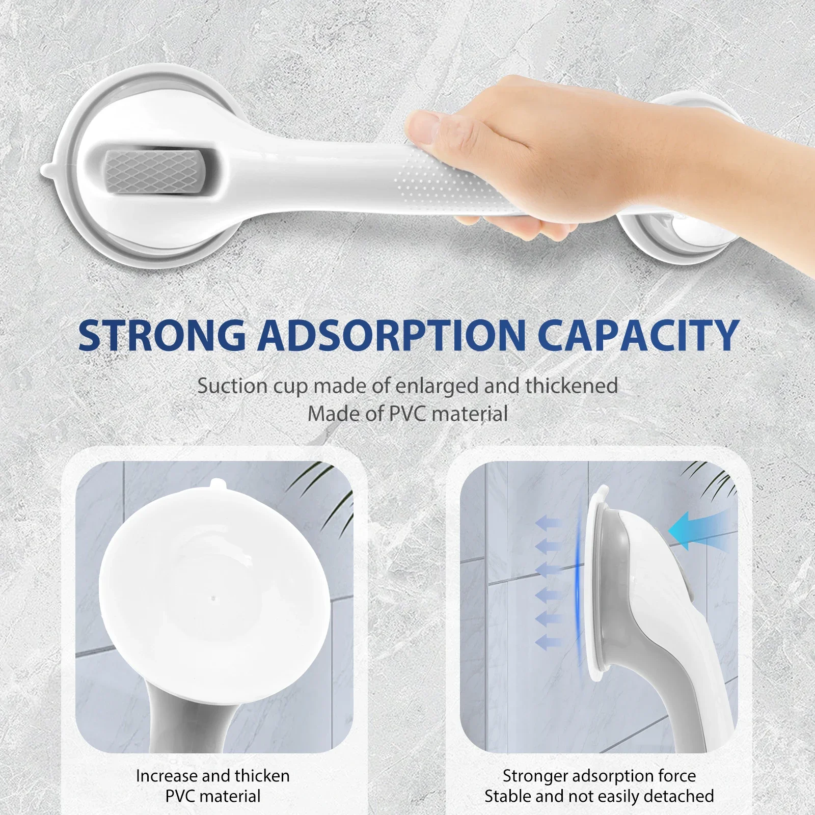 2 pezzi maniglia per doccia ma - Home Bathroom Grab Bar recensione e prezzo