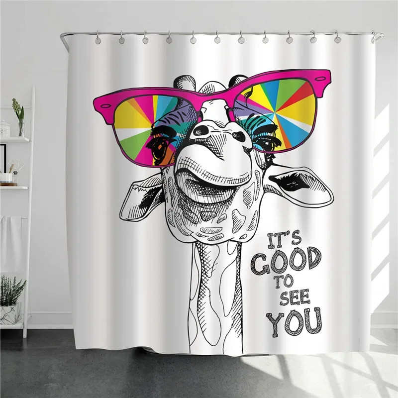 Giraffa con occhiali colorati  - Home Bathroom Design Simple recensione e prezzo