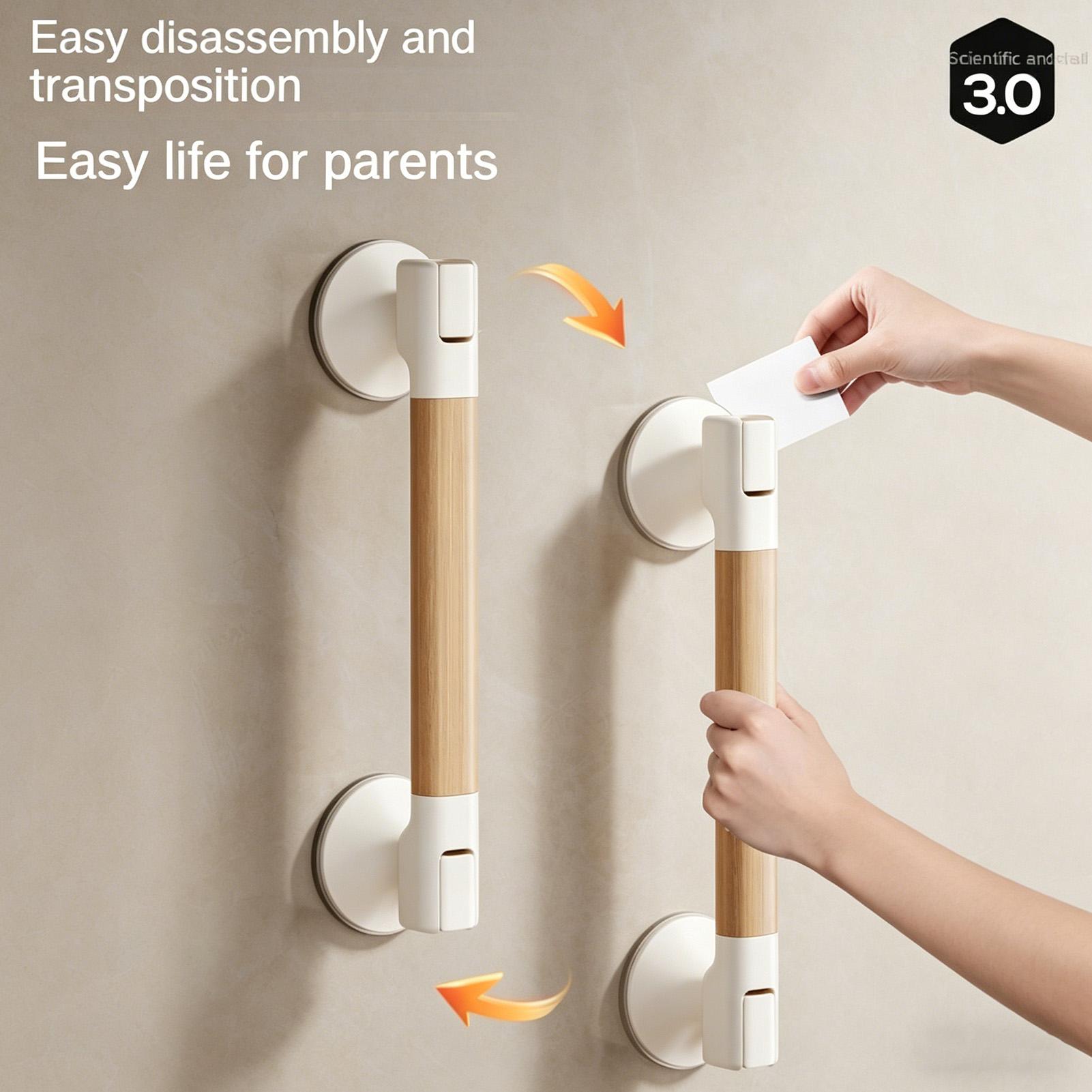 Maniglia a ventosa per doccia, - Home Bathroom Grab Bar recensione e prezzo
