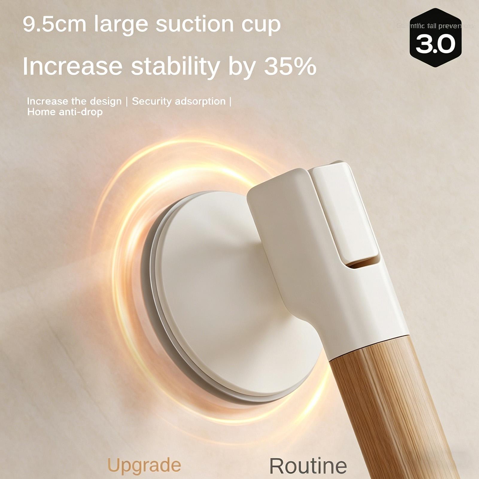 Maniglia a ventosa per doccia, - Home Bathroom Grab Bar recensione e prezzo