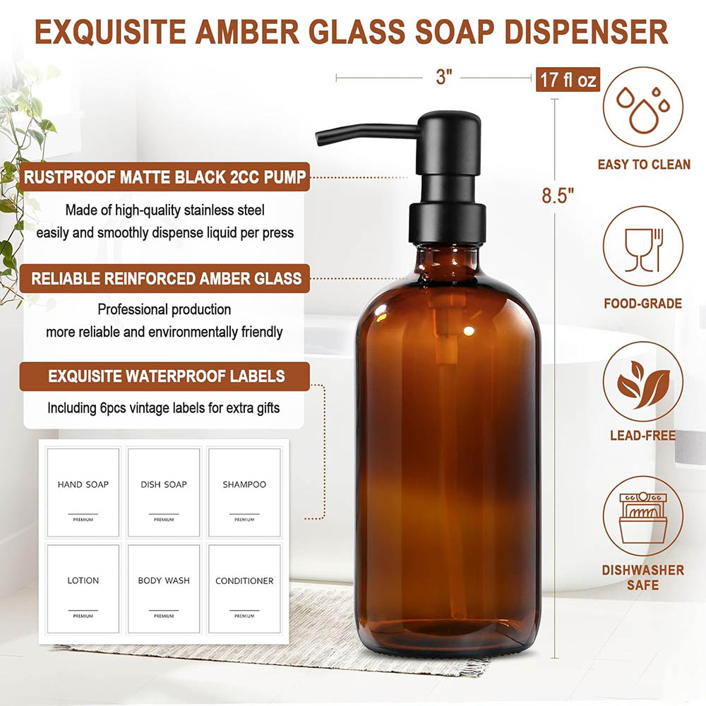 Dispenser di sapone in vetro a - Zara Home Bathroom Accessories recensione e prezzo