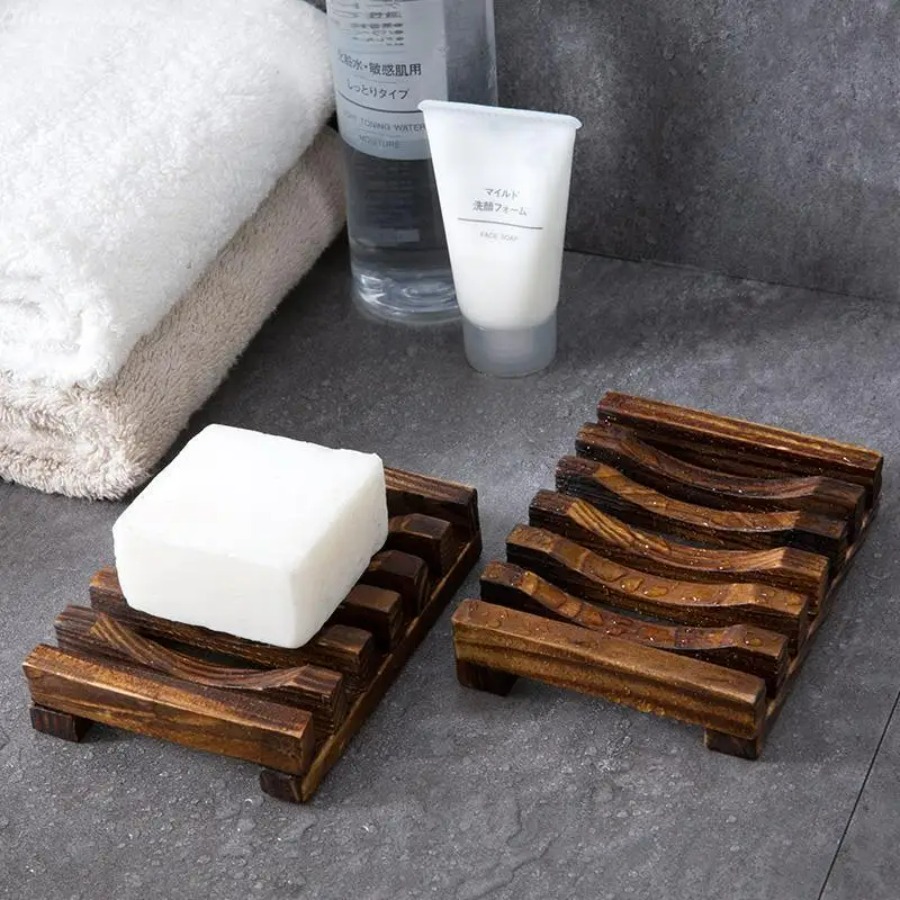 Portasapone in bambù naturale, - Home Essentials Bathroom Rack recensione e prezzo